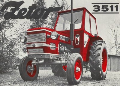 Zetor 3511 takaa