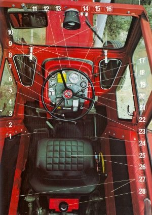 Massey Ferguson 185 ohjaamo