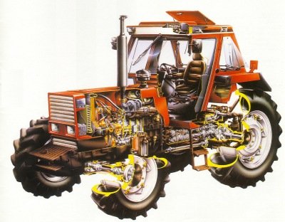 Fiatagri 180-90 sivulta