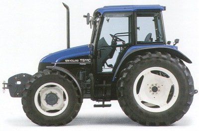 New Holland TS115 sivulta