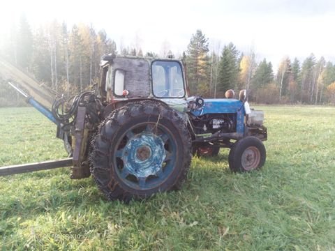 Fordson Super Major+kuormaaja+reki