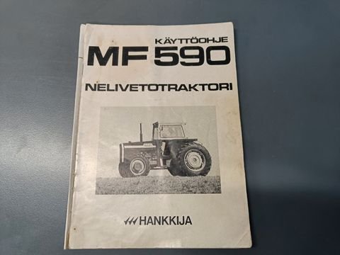 Massey Ferguson 590 4x4 ohjekirjan lisäosa