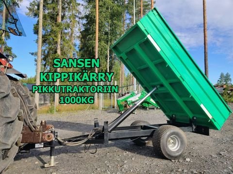 Sansen kippikärry pikkutraktoriin - VIDEO - 1000kg