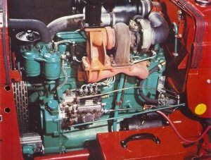 Volvo BM T 650 moottori