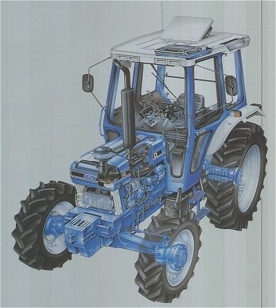 Ford 6810 Mark III rakenne
