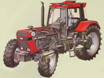 Case IH 1455 XL työskentely