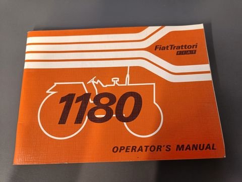 Fiat 1180 ja 1180DT traktorin ohjekirja
