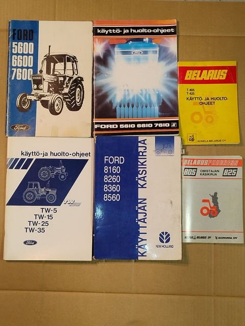 Traktorien käyttöohjekirjoja, Ford ja Belarus