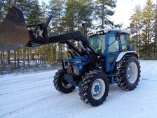 Ford 6810 MK3 + Kuormaaja + Kauha