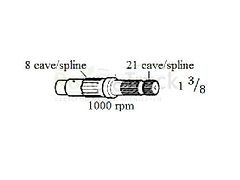 Ford Zapfwelle FORD 86511620 Z21 83957546
