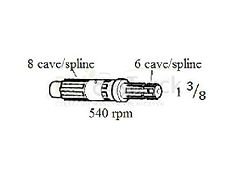 Ford Zapfwelle FORD E6NN-B728AA 83959984