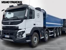 Volvo FMX13 540 10x4 maansiirtoauto 4. aks. perävaunu(12.8)