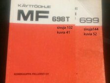 Massey Ferguson Käyttöohjekirjoja 80-90 luvulta